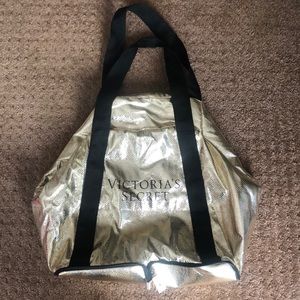 Gold Victoria Secret Tote
